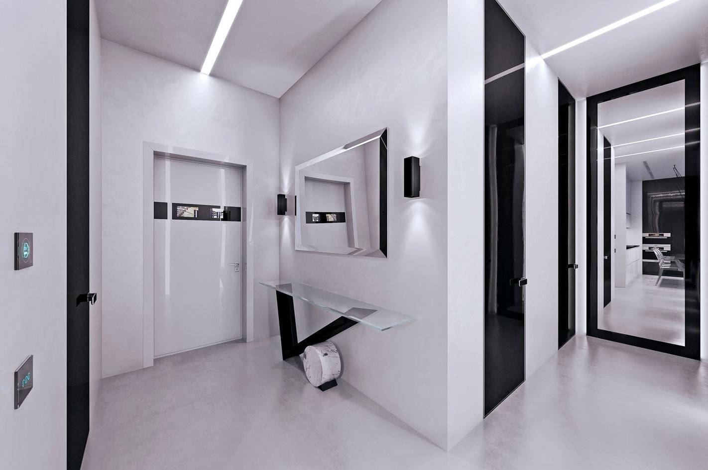 Стиль хай-тек в интерьере (75 фото) - идеи дизайна комнат, главные особенности