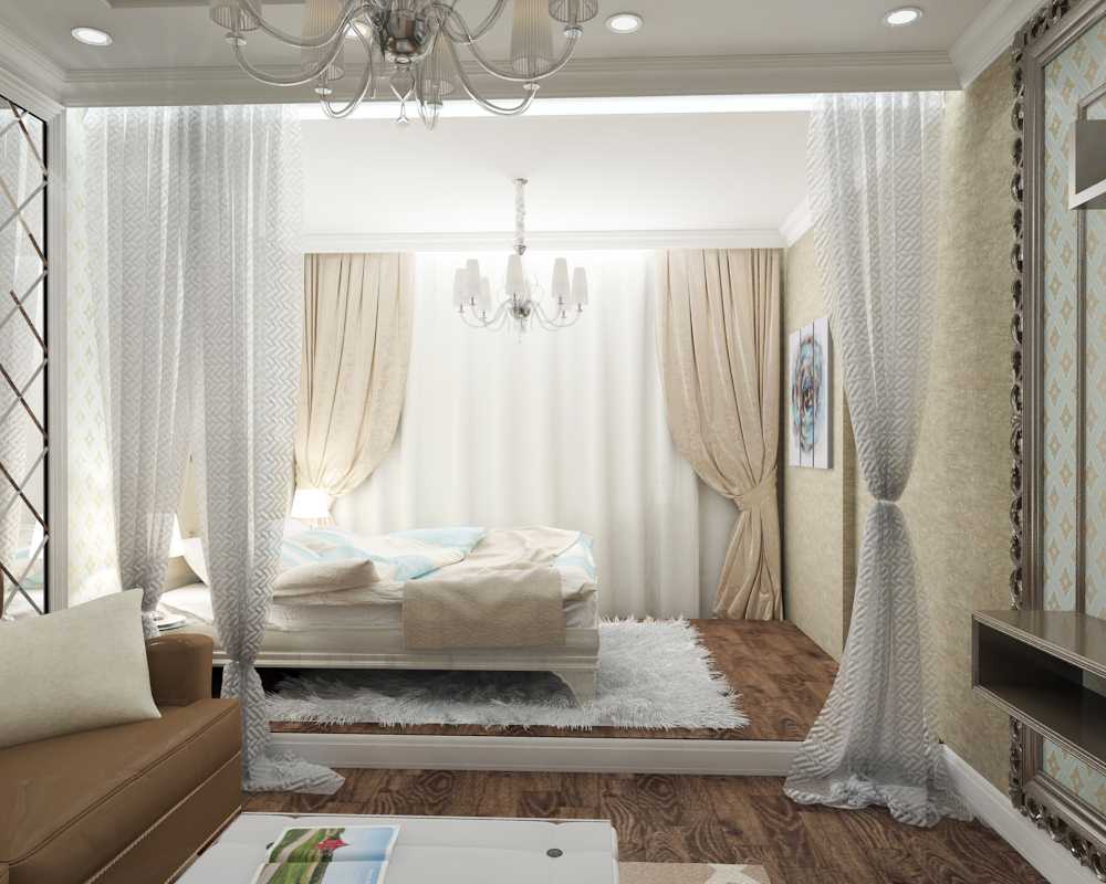 Зонирование комнаты на спальню и гостиную (90 фото): дизайн с перегородкой, как грамотно совместить, идеи и примеры