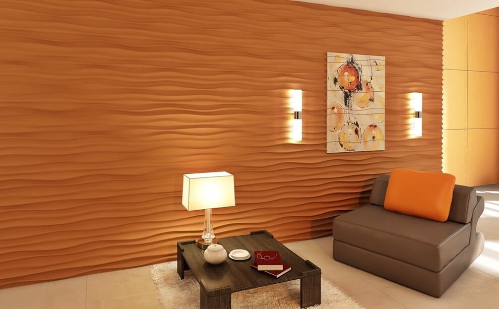3d мдф-панели: стеновые объемные варианты в дизайне интерьера