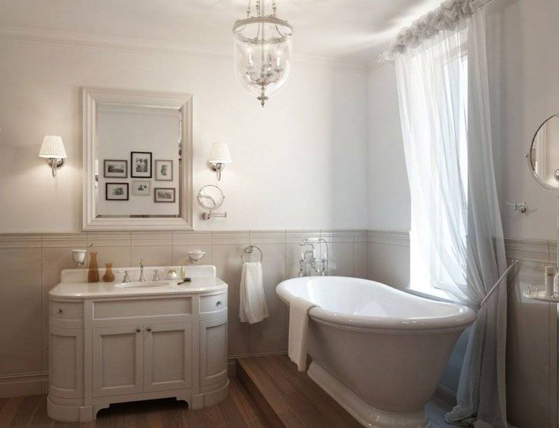 Ванные комнаты в классическом стиле: интерьерное направление вне времени и моды