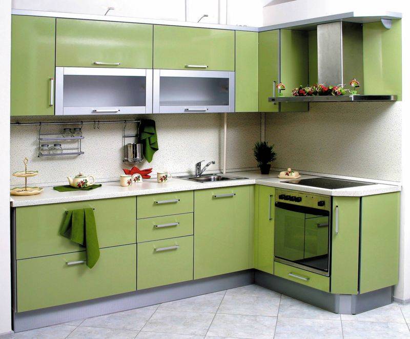 Дизайн кухни в зеленых тонах в современном интерьере, наилучшие сочетания цветов, фото-идеи