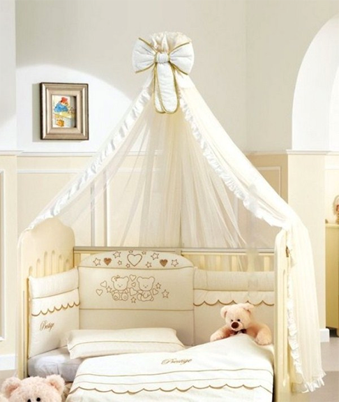 Балдахин на детскую кроватку: фото для новорожденных, крепление своими руками, как сшить и повесить, одеть
