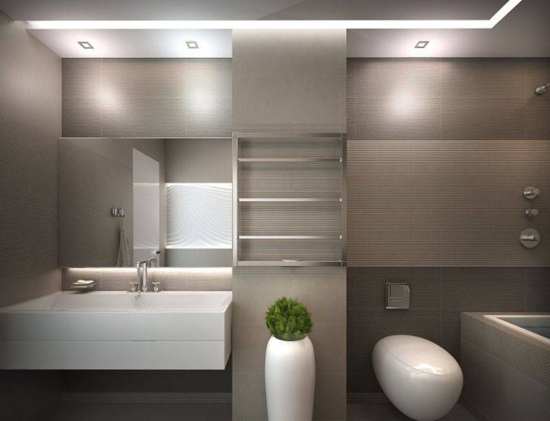 Дизайн маленькой ванной комнаты - фото примеров