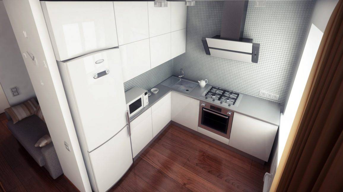 Дизайн кухни 6 кв м: интерьер (+30 фото)