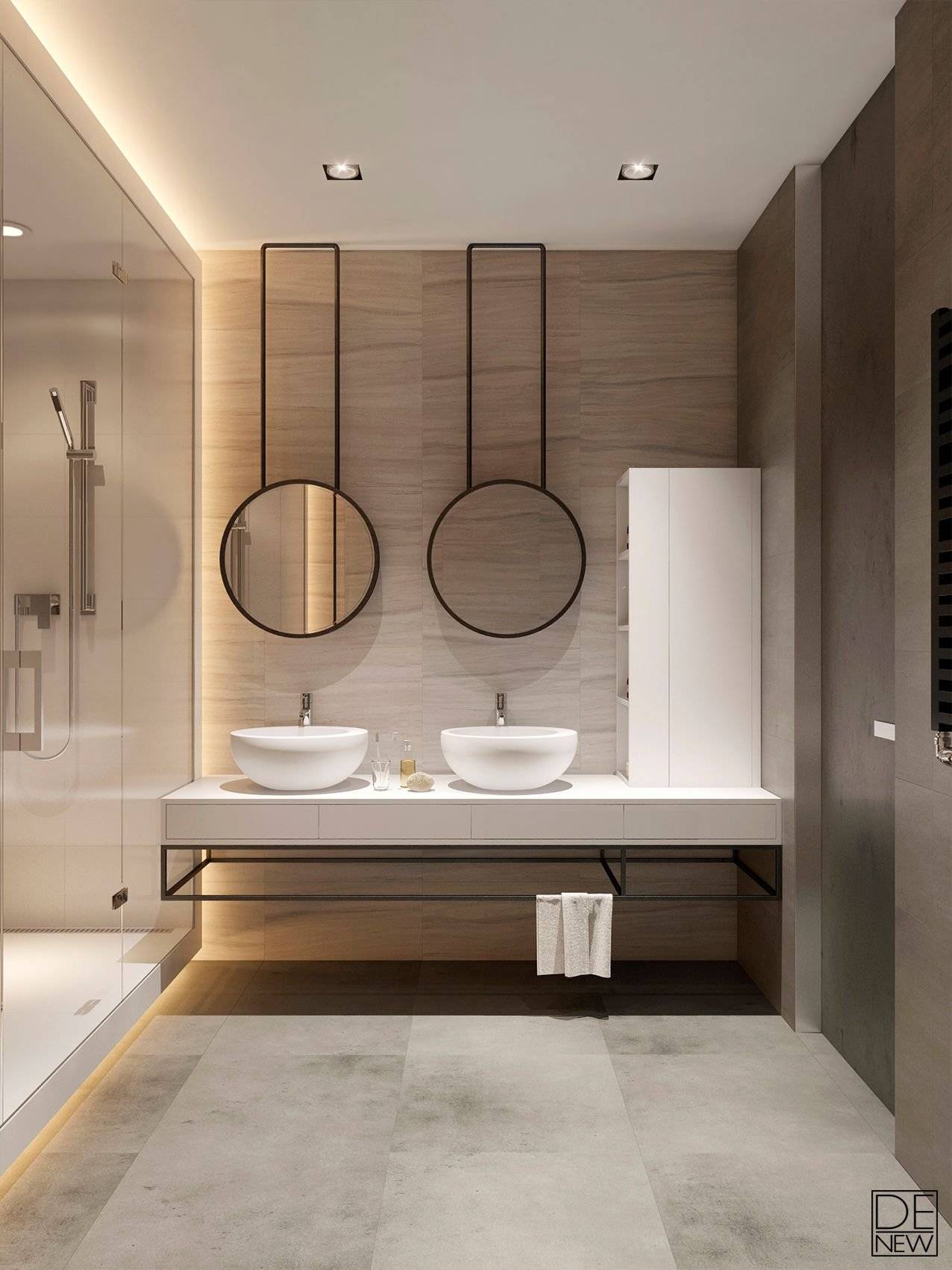 Ванная комната в серых тонах – как продумать дизайн