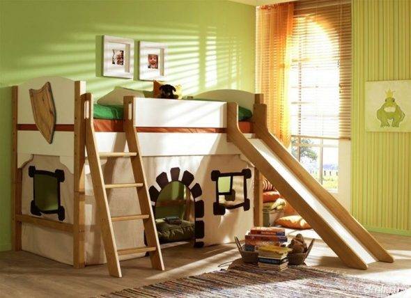 Детская кровать-домик (61 фото): выбираем двухъярусные кроватки для детей от 3 лет в виде замка для девочки и для мальчиков